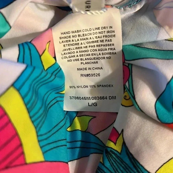 TRINA TURK Women’s Swim and Spa Collection Multicolor Beach Coverup Dress Tunic - Picture 10 of 13